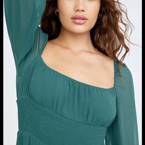 👗Aritzia Wilfred Bella Slit Dress Suave Green small - Picture 6 of 12